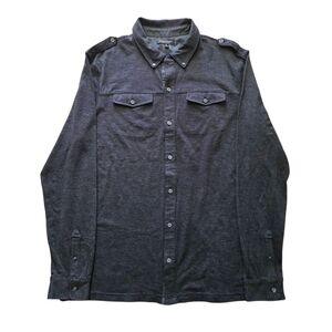 Banana Republic Mens Luxury Touch Soft Heavy Cotton Sz Tall XXL Button Down Tee